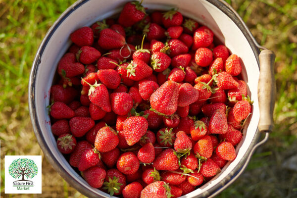Fresh Picked Strawberries - Image 2